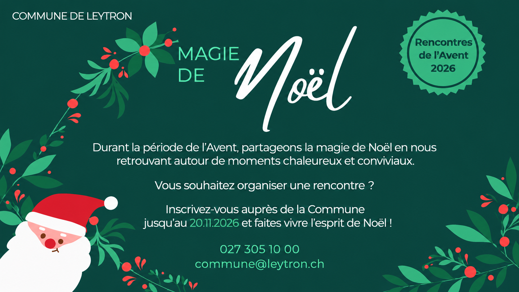 Rencontres de l'Avent 2026
